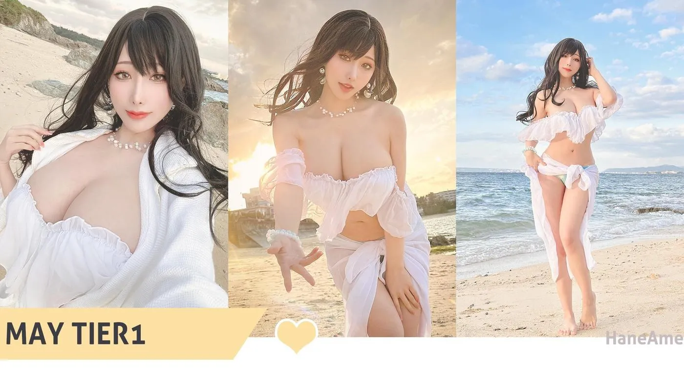 雨波_HaneAme – NO.191 2023年05月新品订阅4套视频-Original White Sand Love In Okinawa [43P]插图1